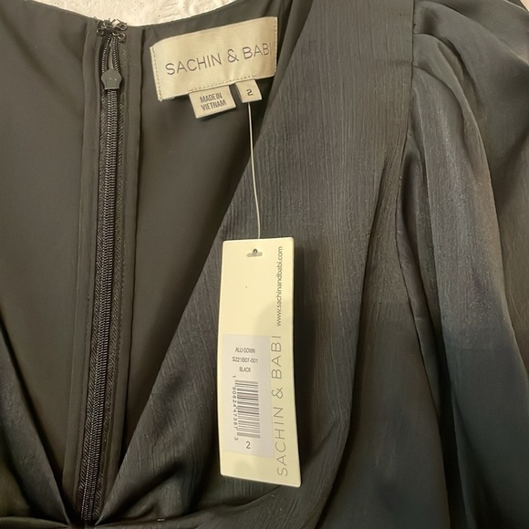 NWT Sachin & Babi Alli Gown Black Various Size - Picture 6 of 8